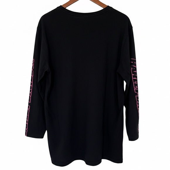 Vtg 2010 Harley Davidson Made in USA Pink Logo Graphic T-Shirt XL Unisex - Picture 4 of 8